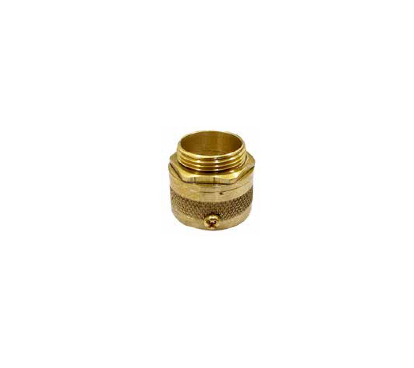 Brass Adaptor cw Locknut Adaptor C/W Locknut (Brass) - Image 1