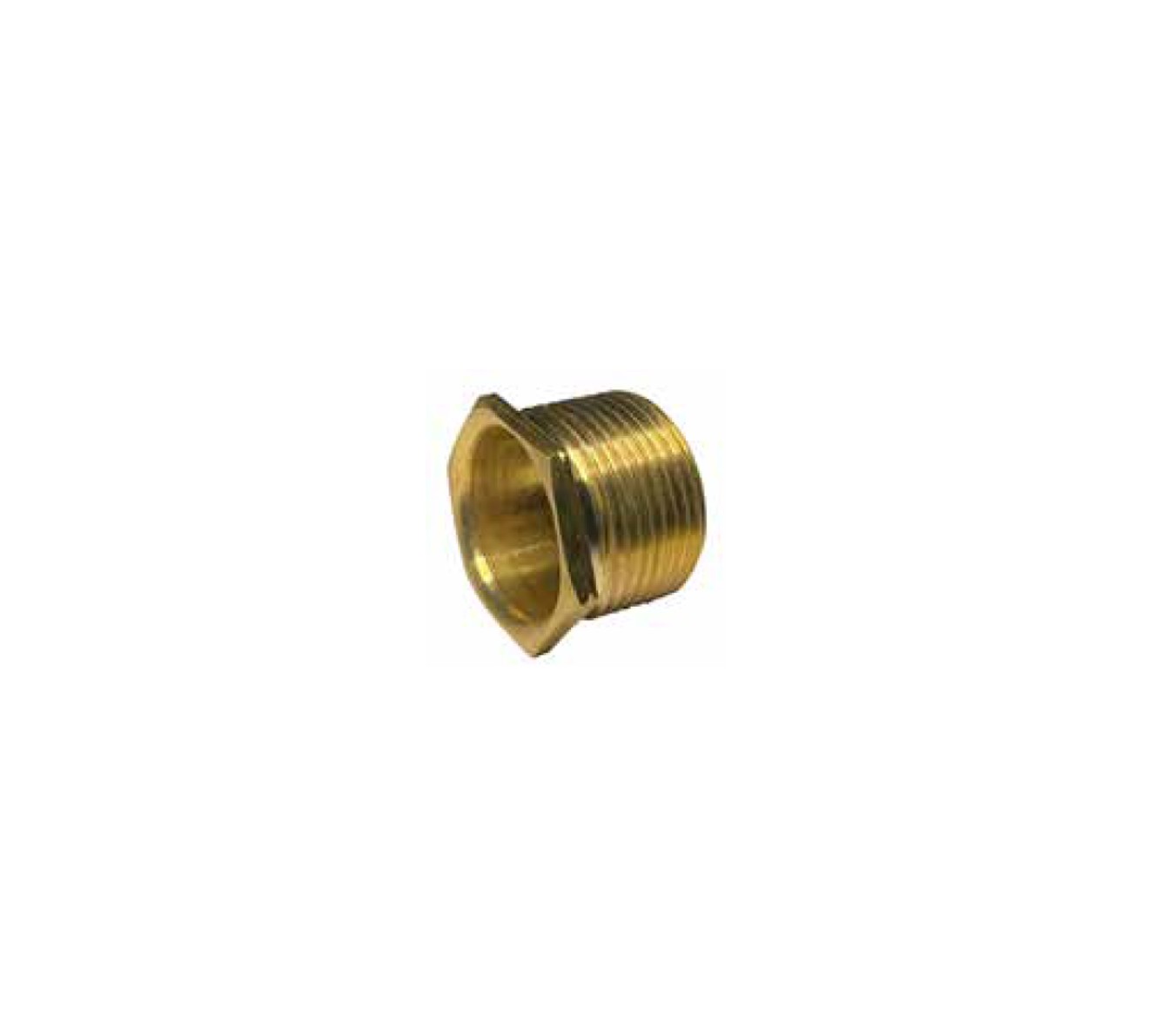 Brass Male Bush - Long Male Bush - Long (Brass) - Image 1