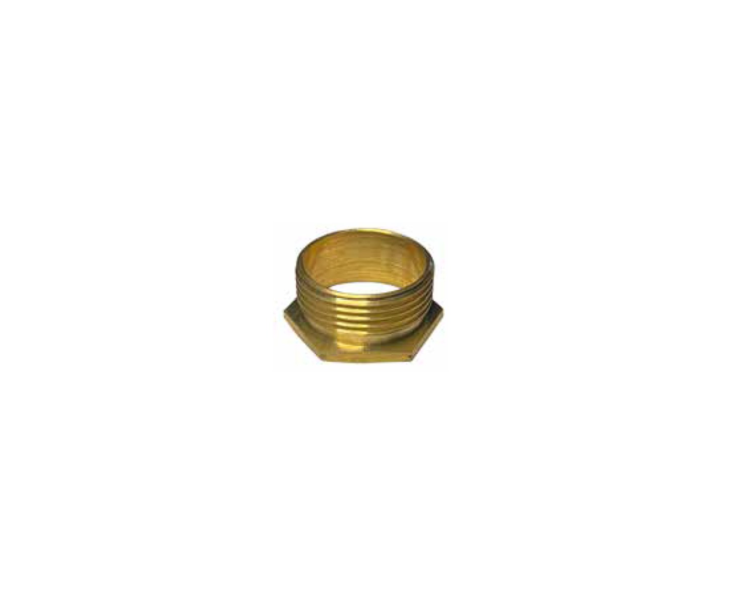Brass Male Bush - Short Male Bush - Short (Brass) - Image 1