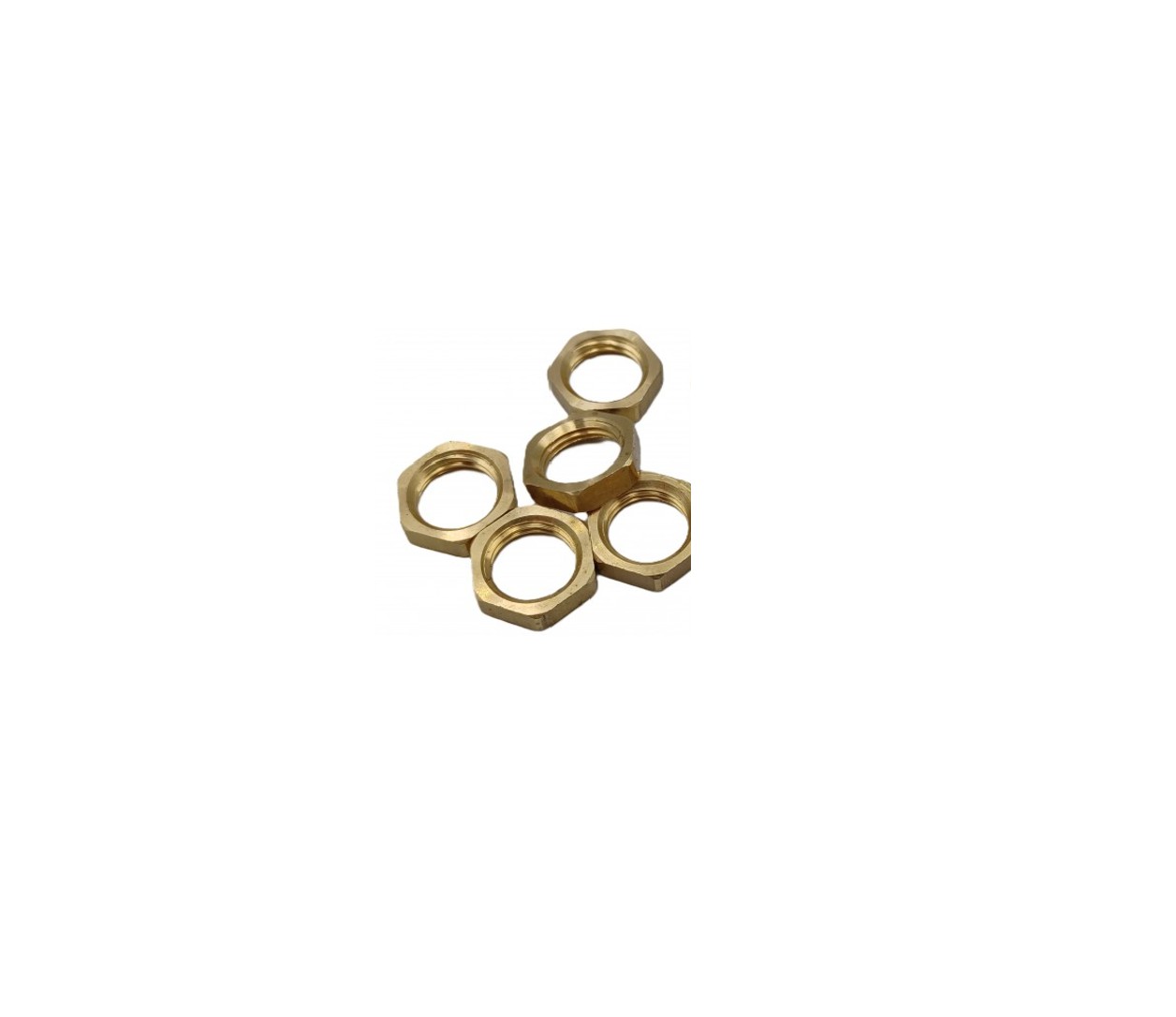 Hex Locknut Hex Locknut (Brass) - Image 1